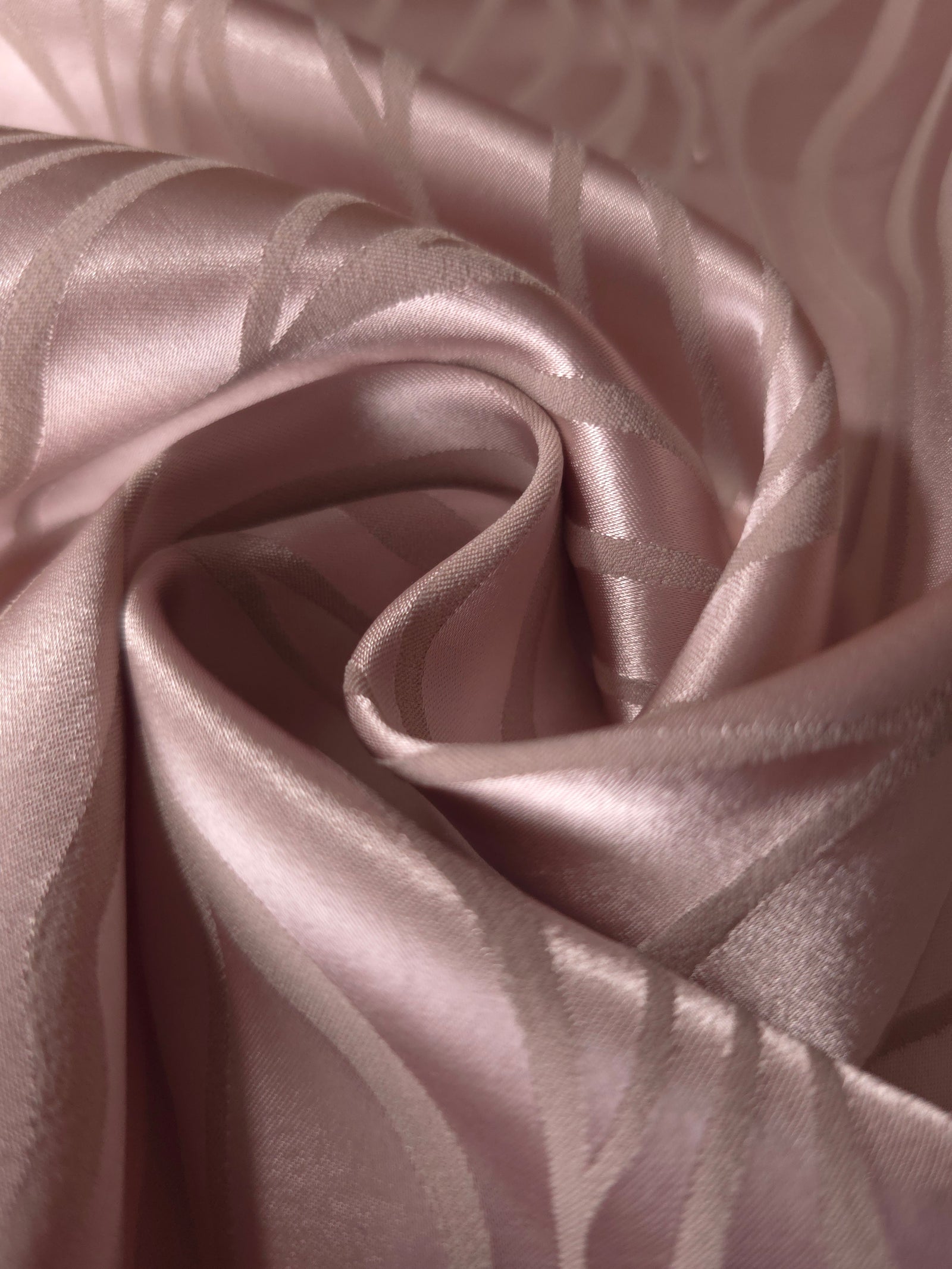 Reversible Two-Tone Stretch Satin Jacquard Fabric