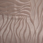 Taupe colorway shown front and back, both sides reading close in tone with only a slight sheen shift
