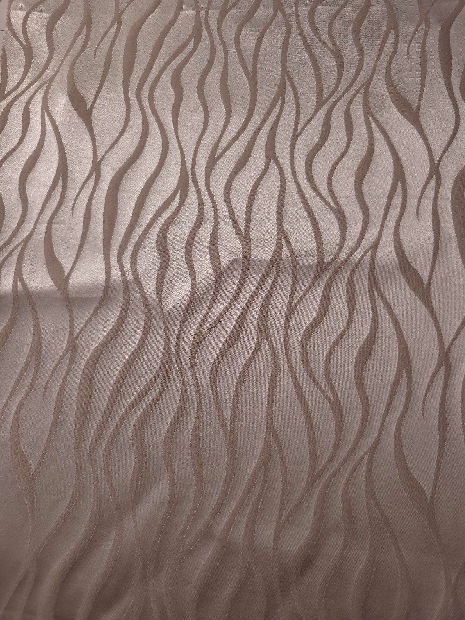 Reversible Two-Tone Stretch Satin Jacquard Fabric