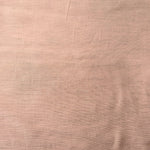 Delicate blush pink plain-weave linen viscose fabric, prized for its breathable hand and everyday apparel use.