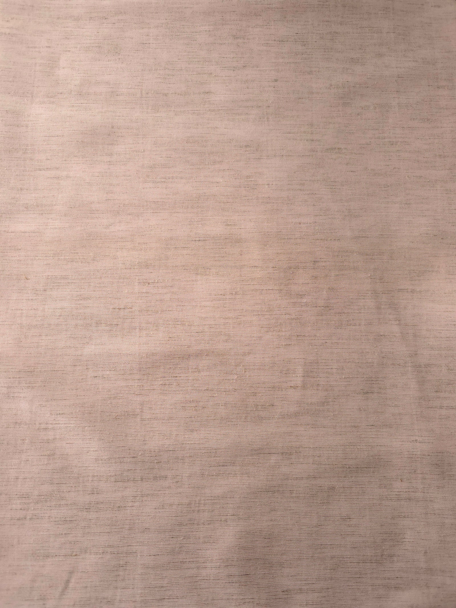 Soft dusty rose plain-weave linen viscose fabric, prized for its breathable hand and everyday apparel use.