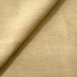 Close-up of soft baby yellow linen viscose plain fabric showing its natural woven texture.