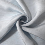 Cool grey-blue linen viscose plain fabric styled for modestwear, with a matte, soft-touch finish.