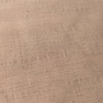 Warm sandy beige linen viscose plain fabric with a smooth, breathable weave suited for warm-weather apparel.