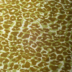 Pattern overview of Bej D7586IJ4 leopard lyocell viscose digital print fabric.