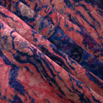 Print detail of Pudra D7587IJ9 lyocell viscose digital print fabric.