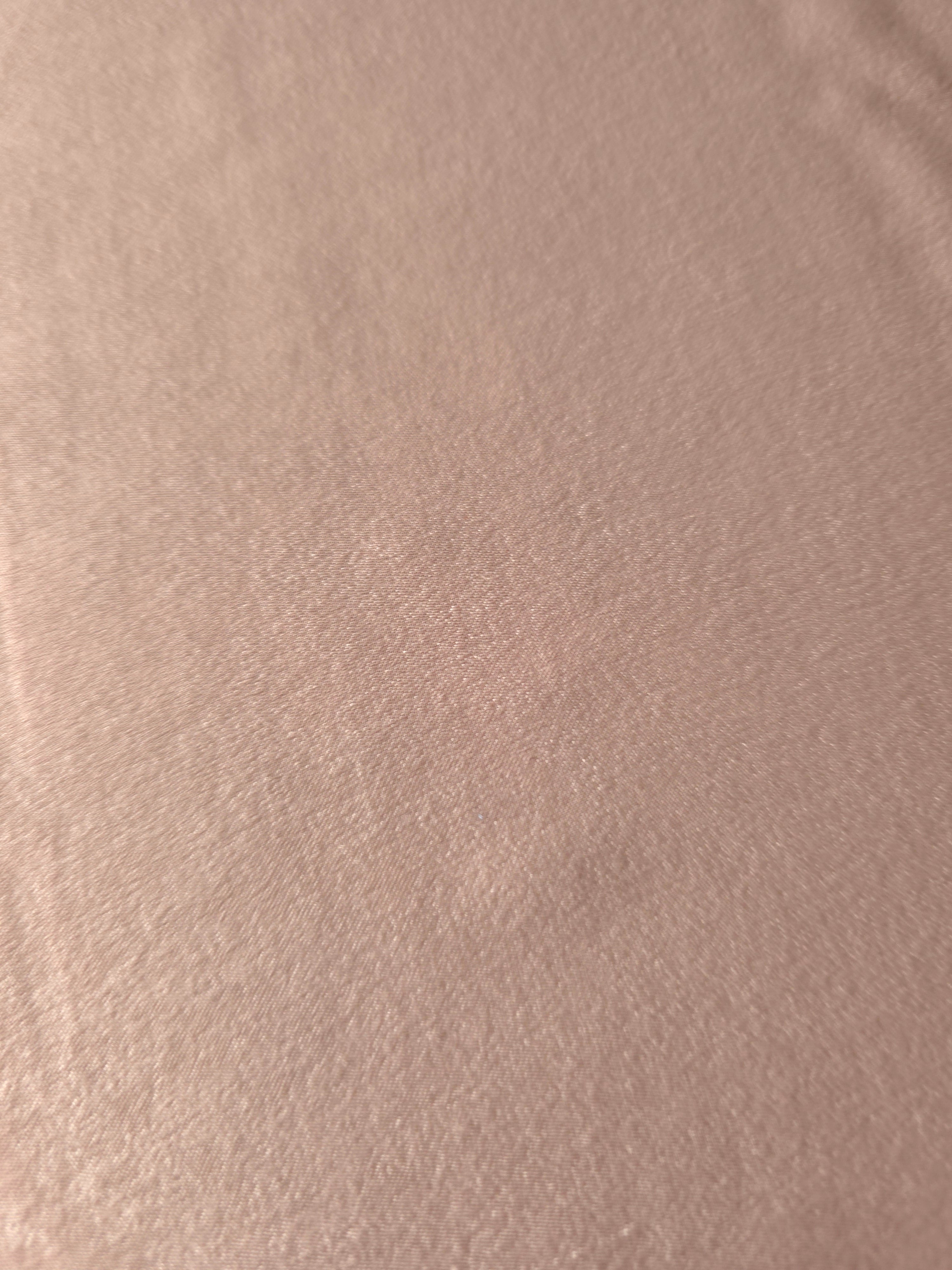 Blush Taupe Milano sandwashed silky fabric with a soft fluid drape and smooth flowing folds