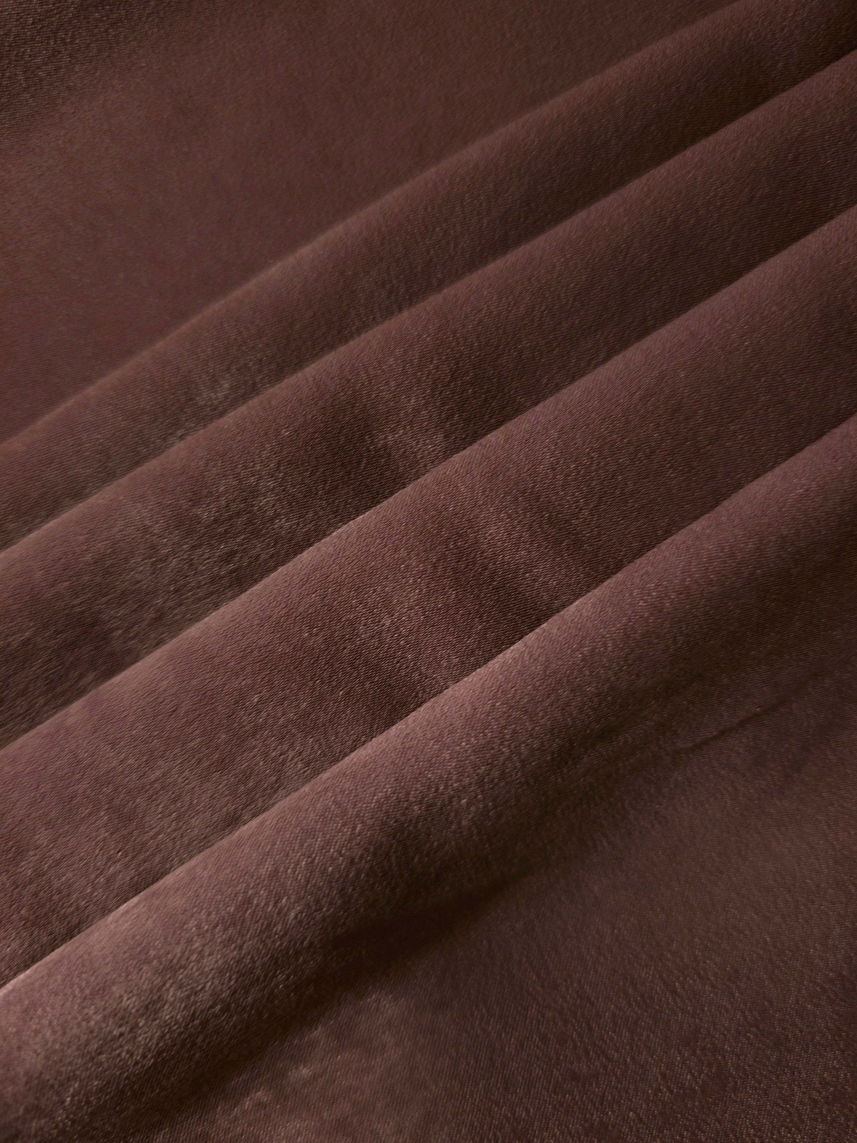 Wholesale Chestnut Wine Milano matte sandwashed silky fabric for garment production and apparel projects