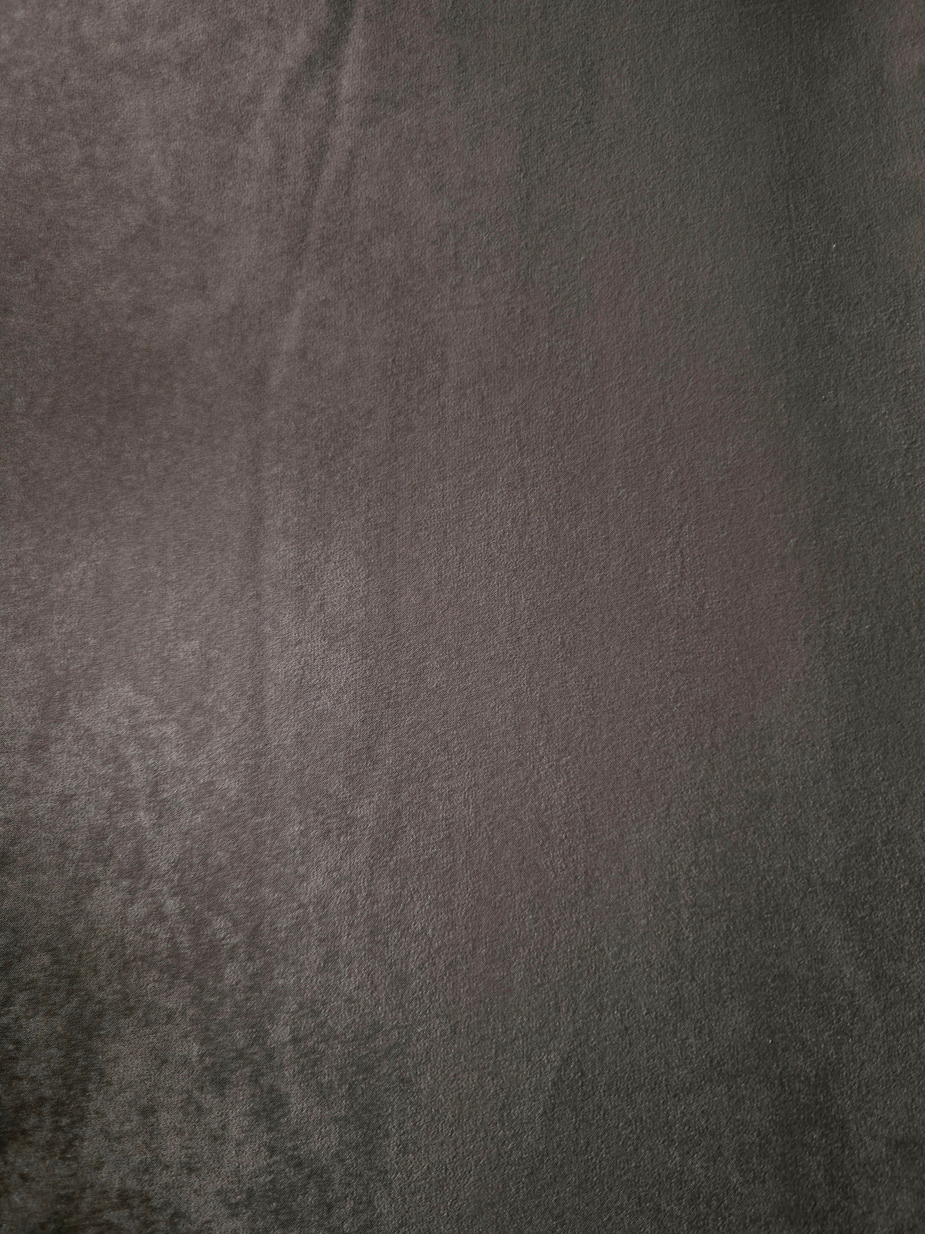 Draped Graphite Taupe Milano matte sandwashed silky fabric showing fluid movement for dresses and occasionwear