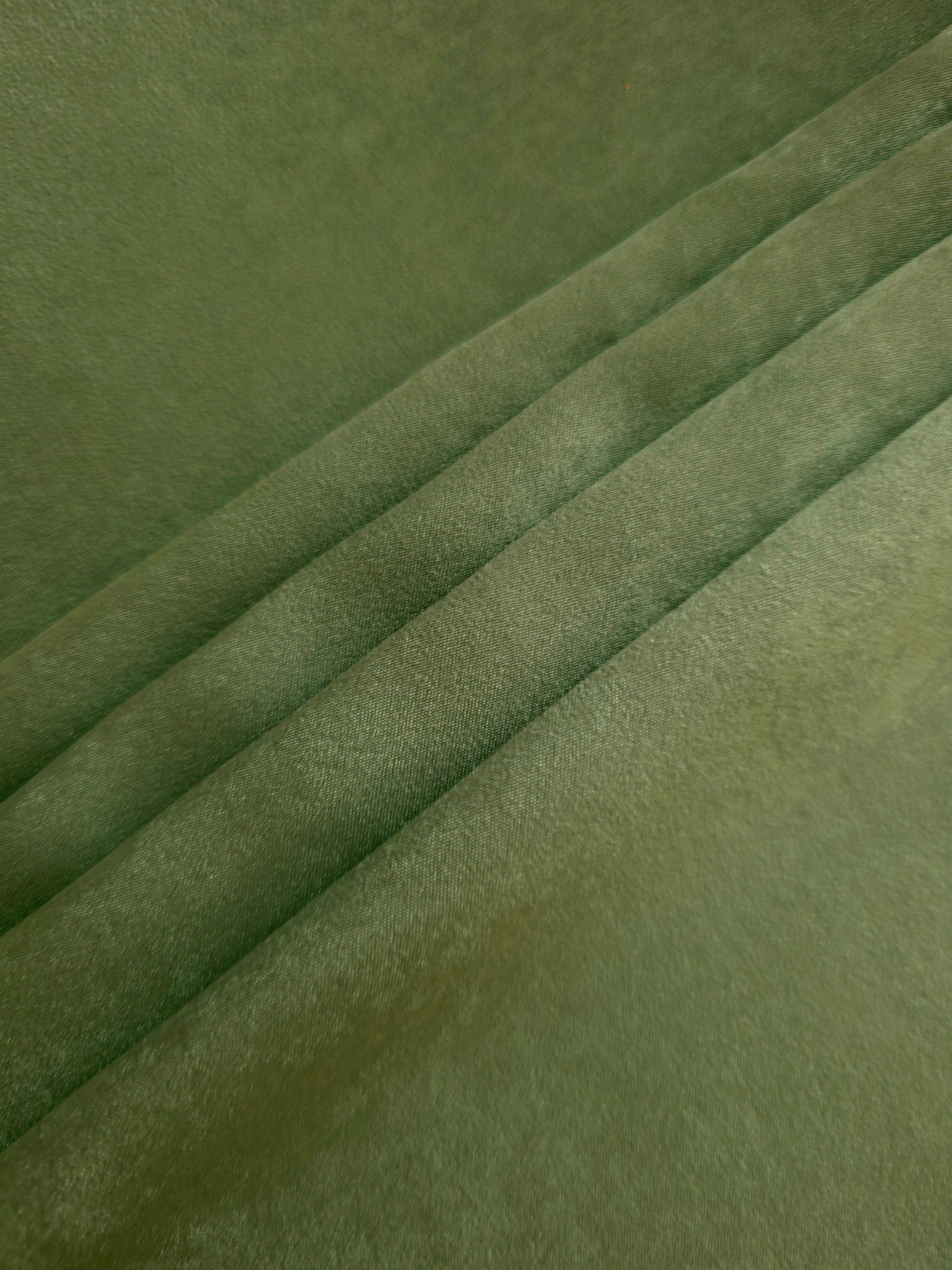Wholesale Loden Moss Milano matte sandwashed silky fabric for garment production and apparel projects