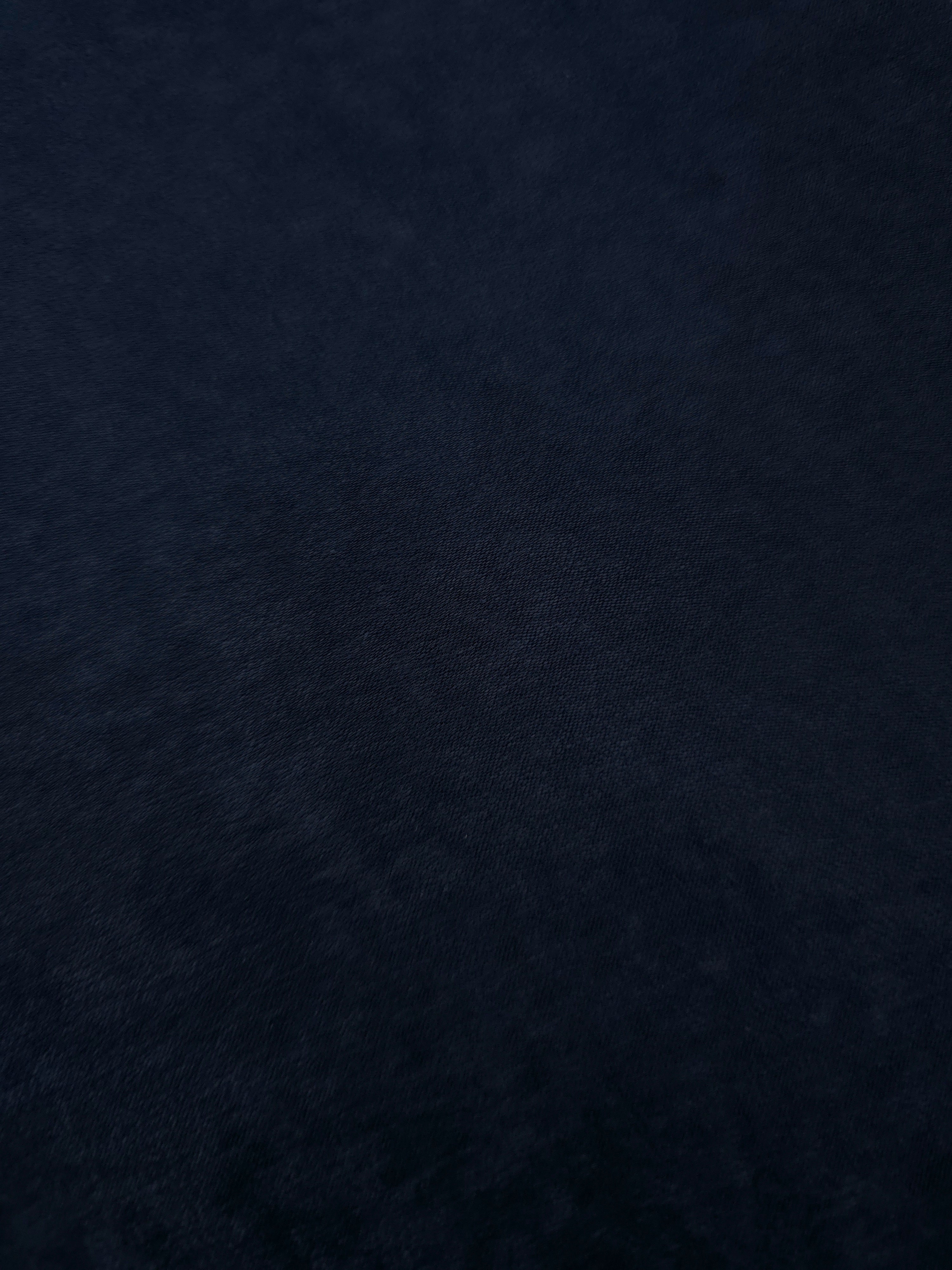 Midnight Ink Milano sandwashed silky fabric with a soft fluid drape and smooth flowing folds