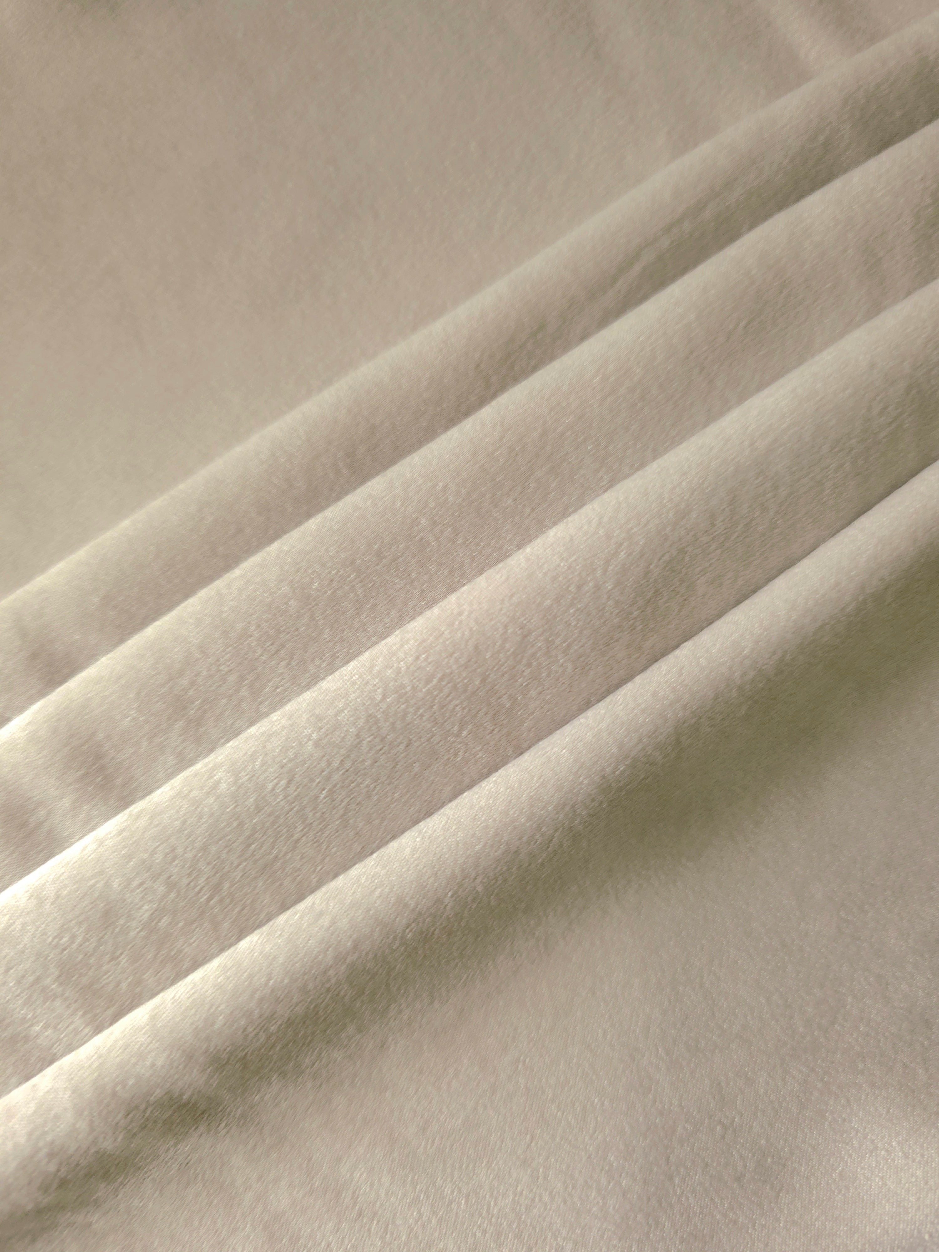Wholesale Warm Greige Milano matte sandwashed silky fabric for garment production and apparel projects