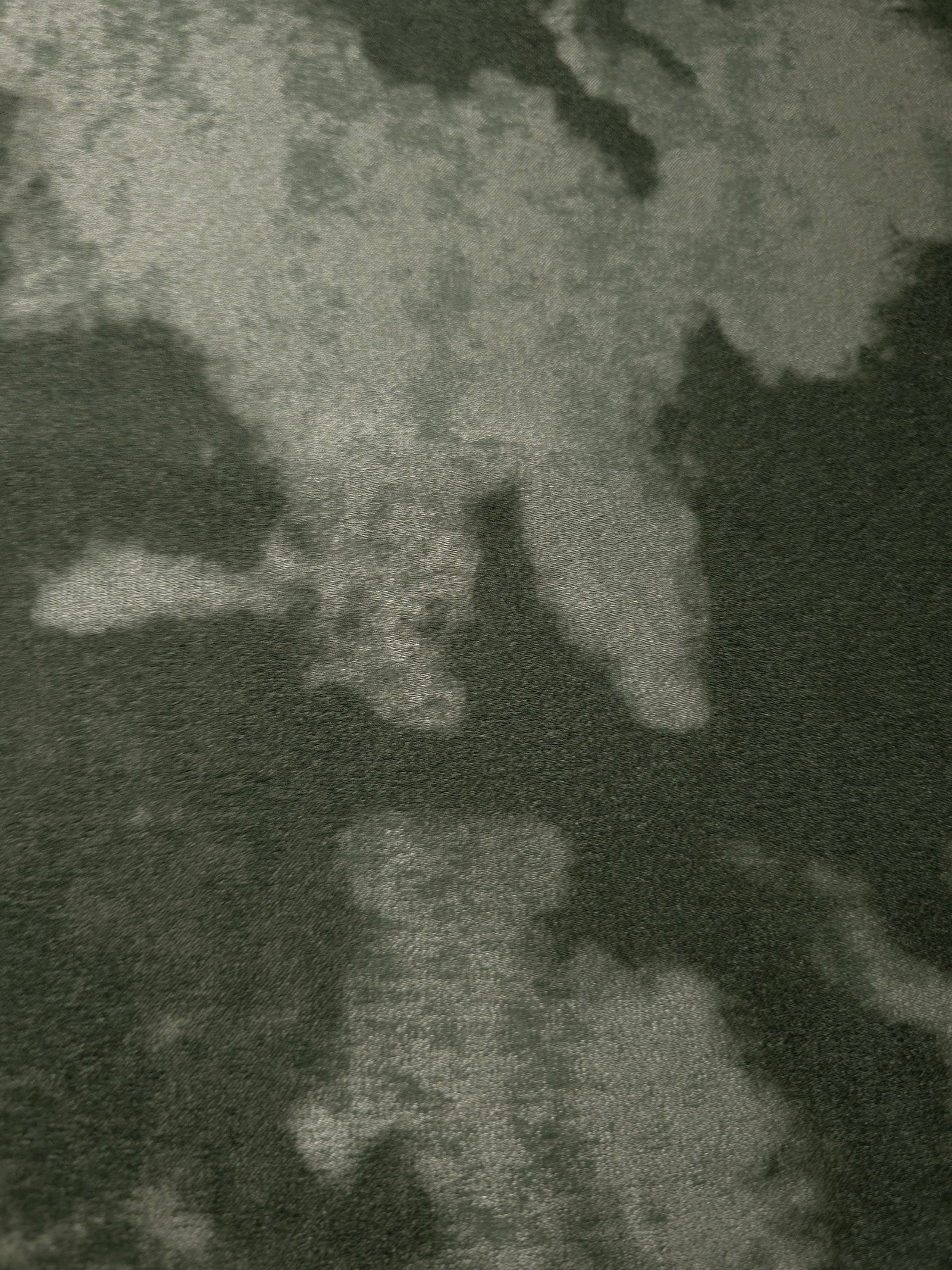 Silky Designed Foil Pattern Fabric - Antique Camouflage Foil