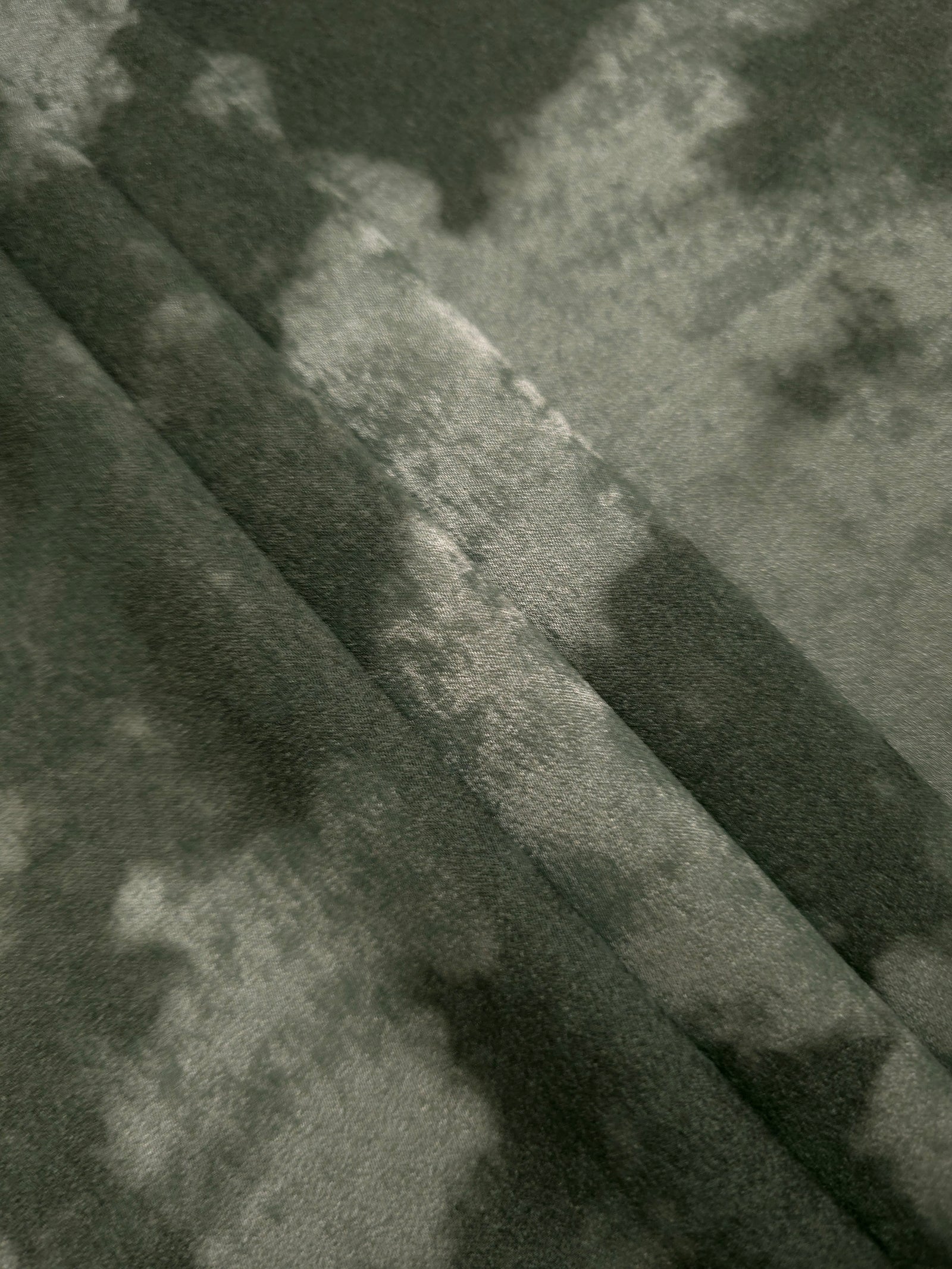Silky Designed Foil Pattern Fabric - Antique Camouflage Foil