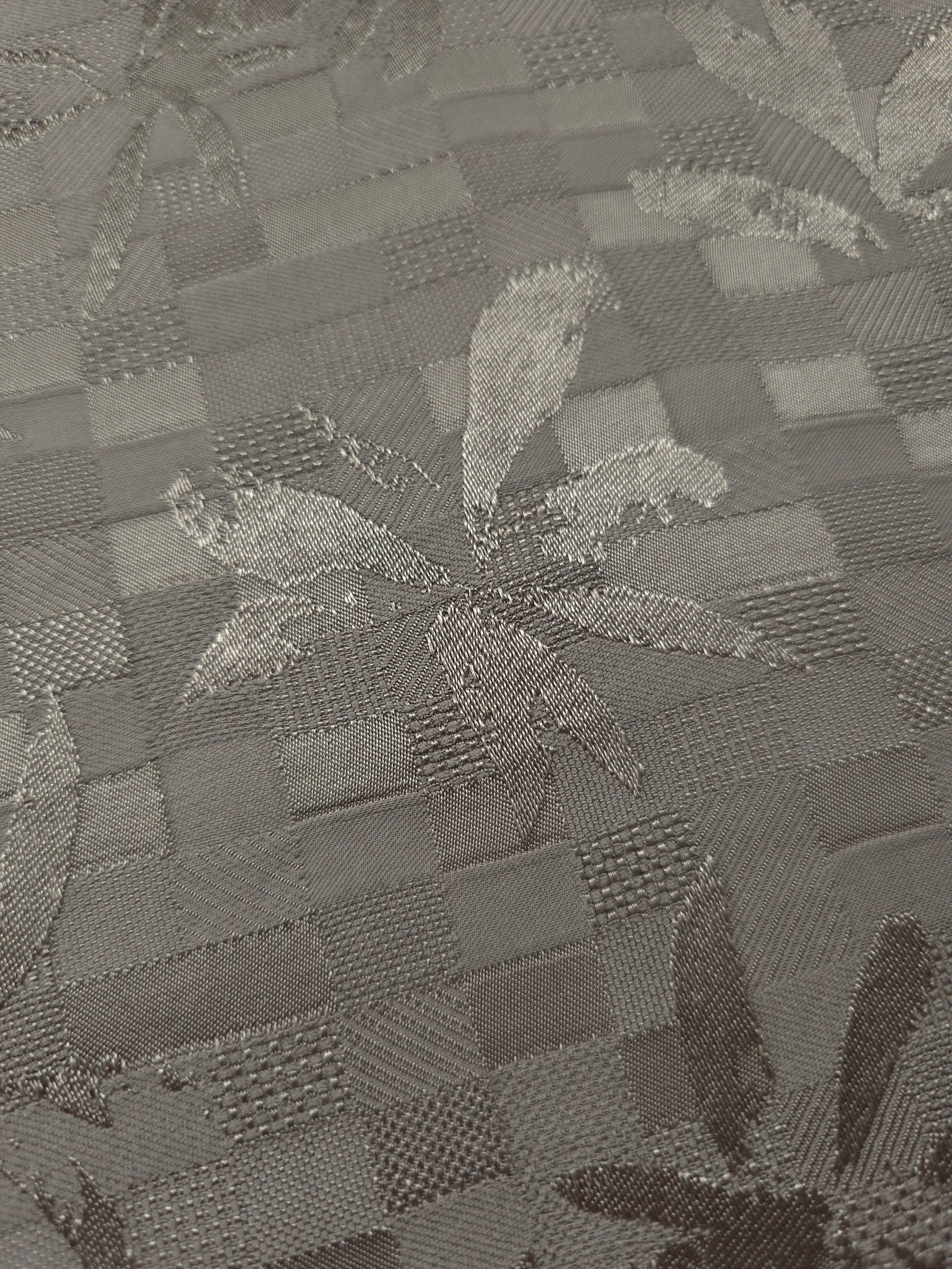 Floss Satin Square-Weave Jacquard Fabric