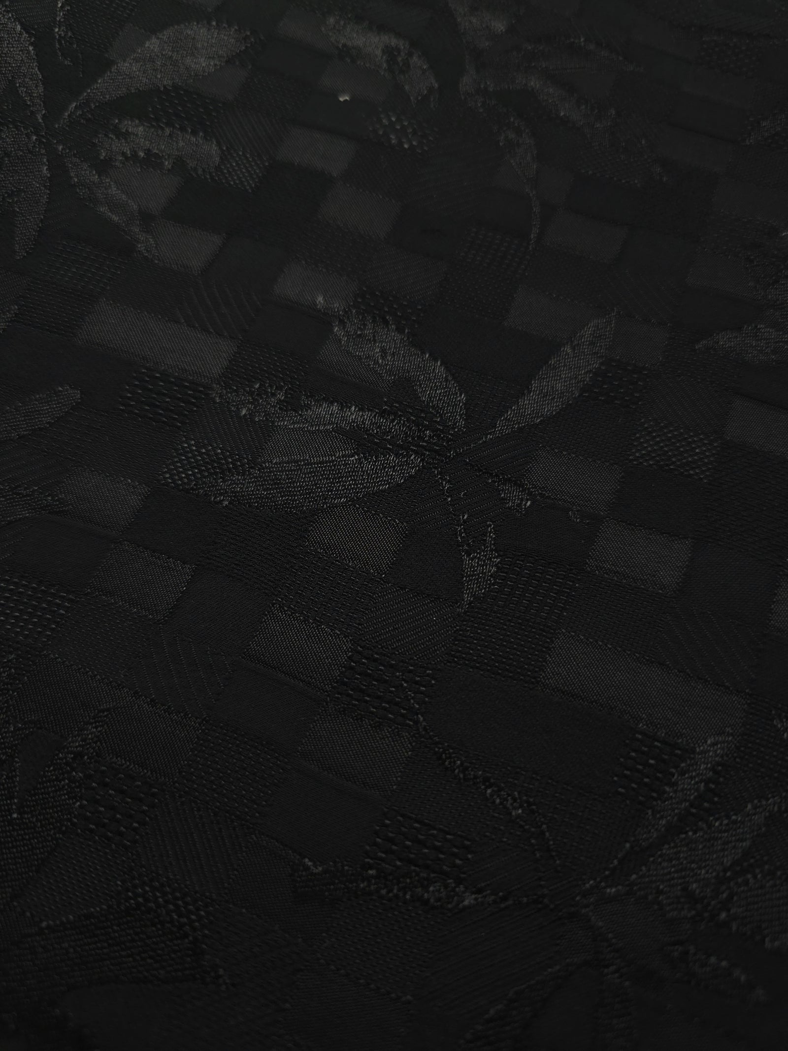 Floss Satin Square-Weave Jacquard Fabric