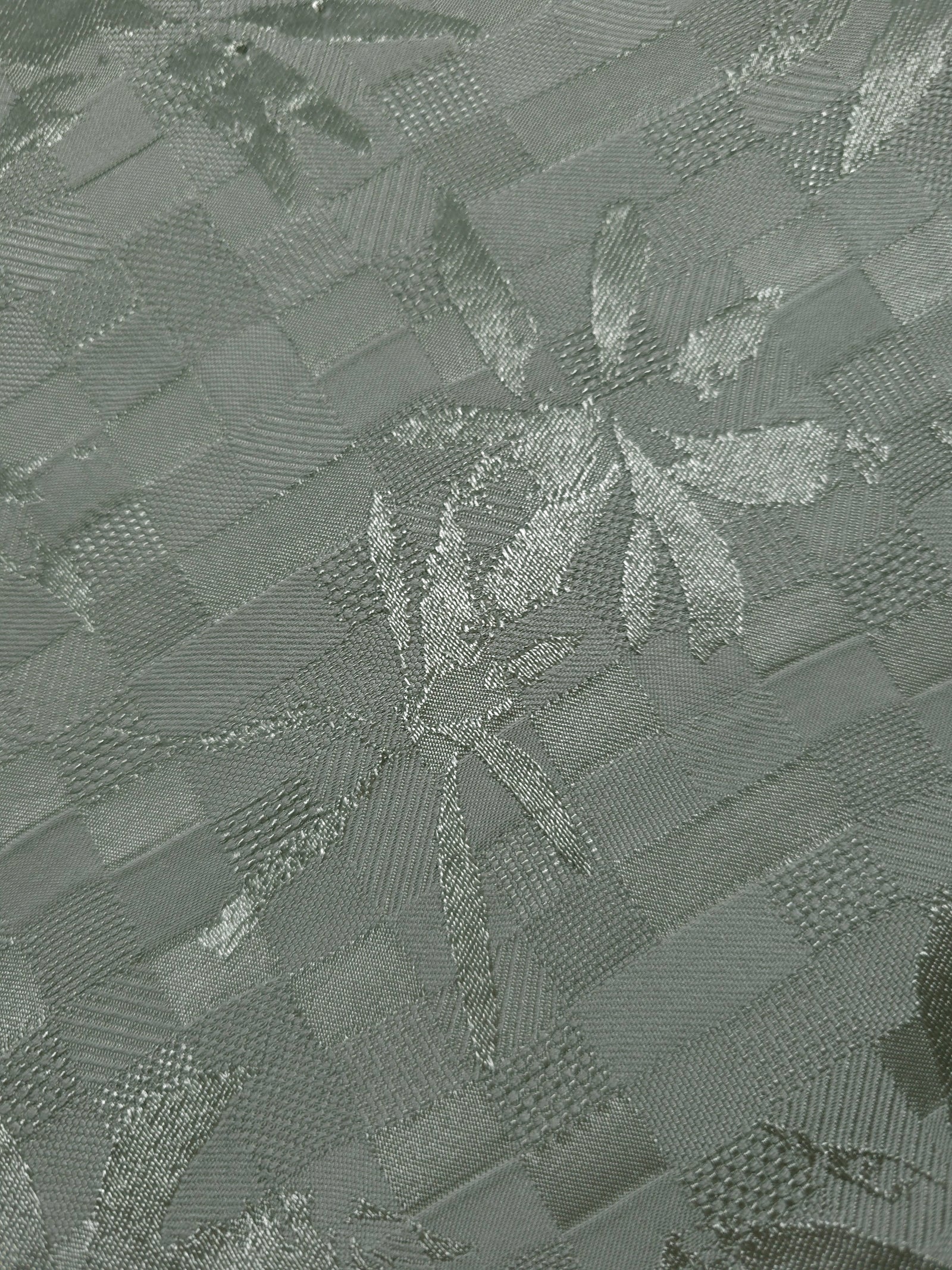 Floss Satin Square-Weave Jacquard Fabric