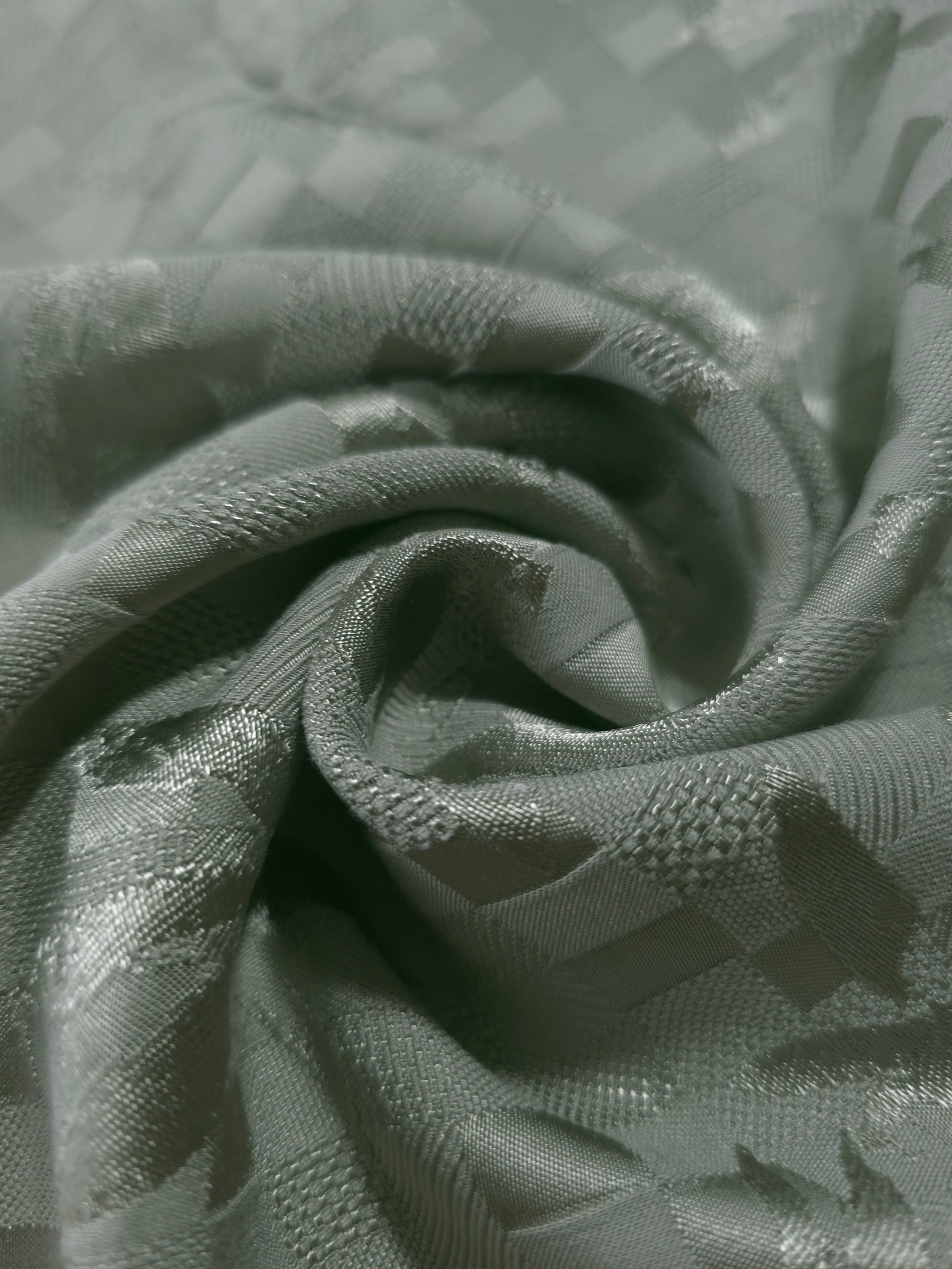 Floss Satin Square-Weave Jacquard Fabric