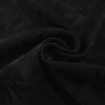Draped flower brick jacquard in another colourway with soft square-weave texture.