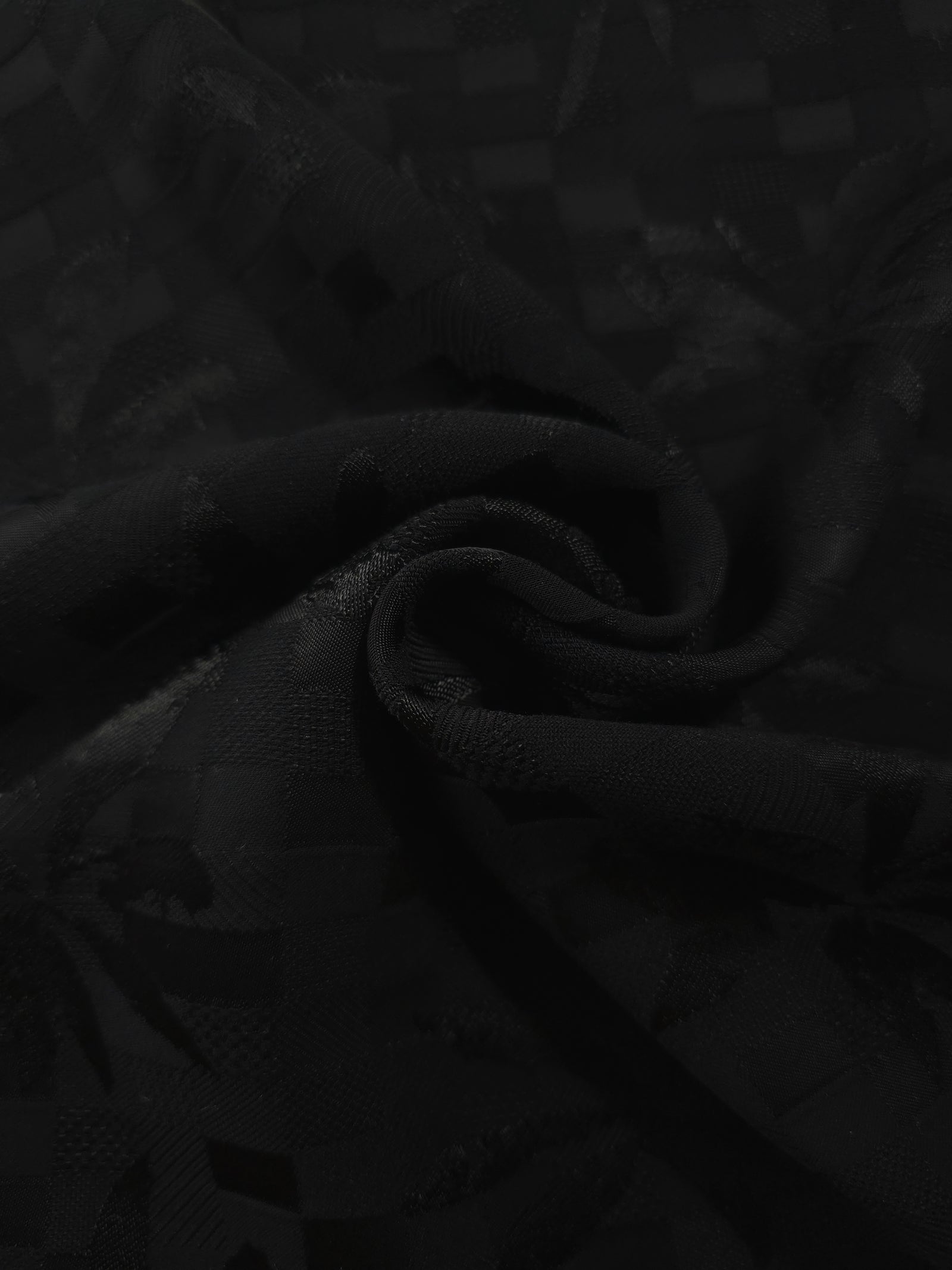 Floss Satin Square-Weave Jacquard Fabric