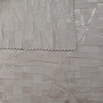Front and back view of flower brick jacquard for woven pattern checks.
