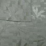 Front and back view of flower brick jacquard colourway for texture checks.