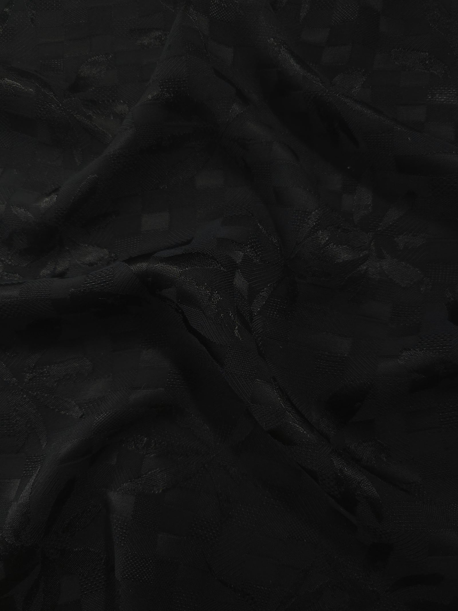 Floss Satin Square-Weave Jacquard Fabric