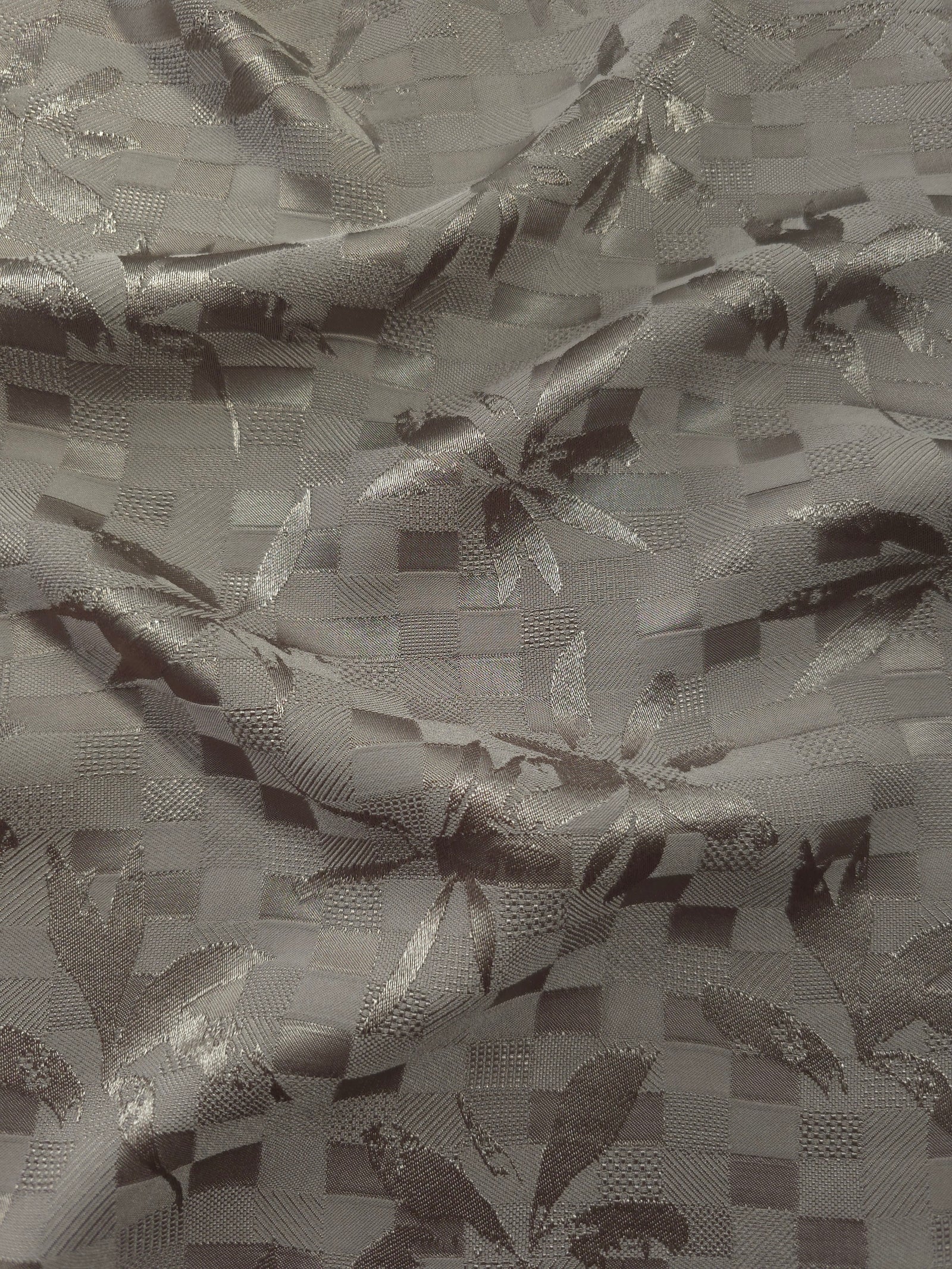 Floss Satin Square-Weave Jacquard Fabric