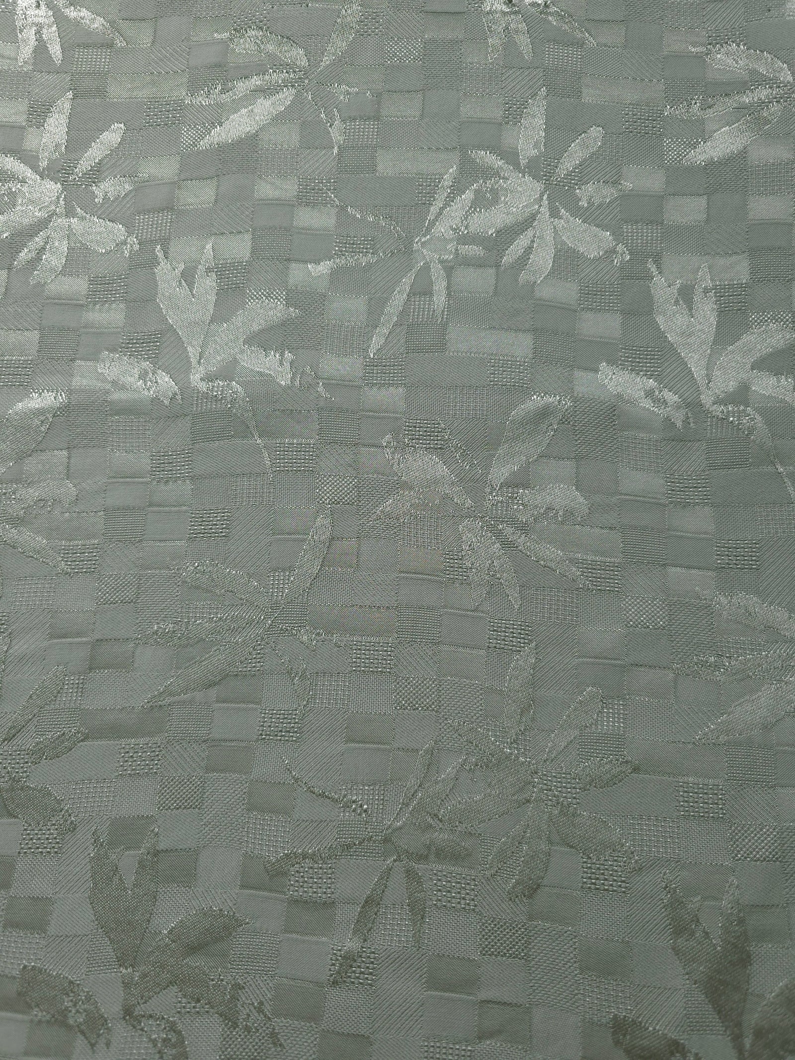 Floss Satin Square-Weave Jacquard Fabric