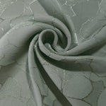 Draped mosaic square-weave jacquard colourway with soft fluid movement.