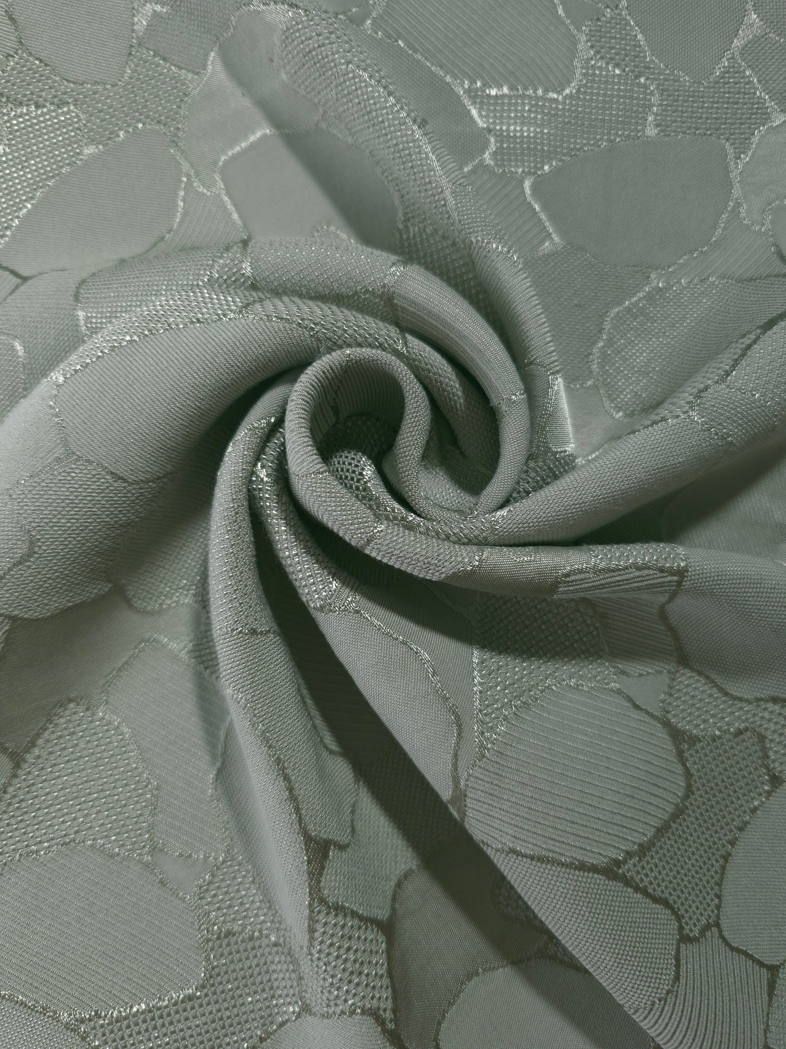 Floss Satin Square-Weave Jacquard Fabric