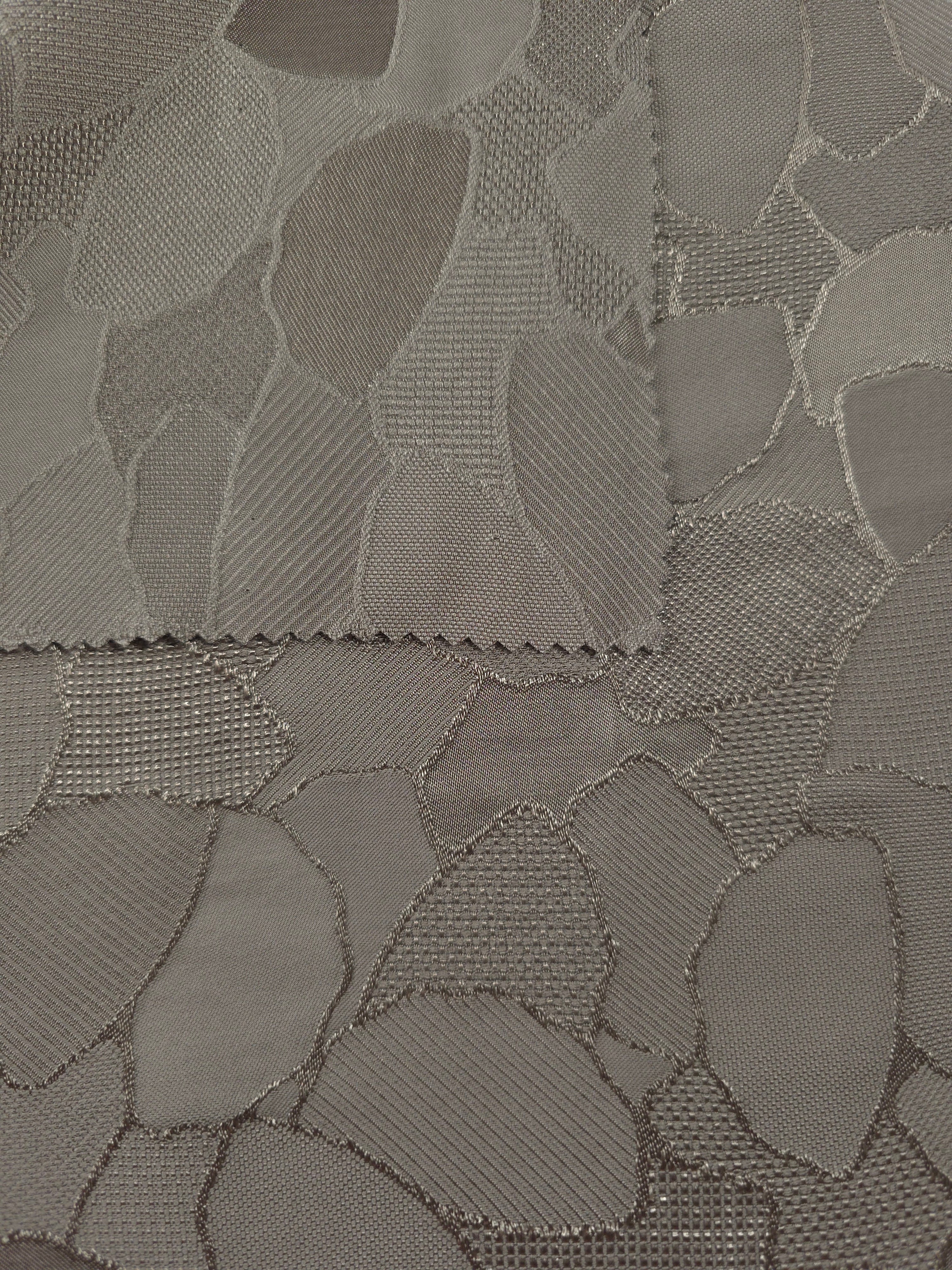 Front and back view of tonal mosaic jacquard for texture and lining checks.