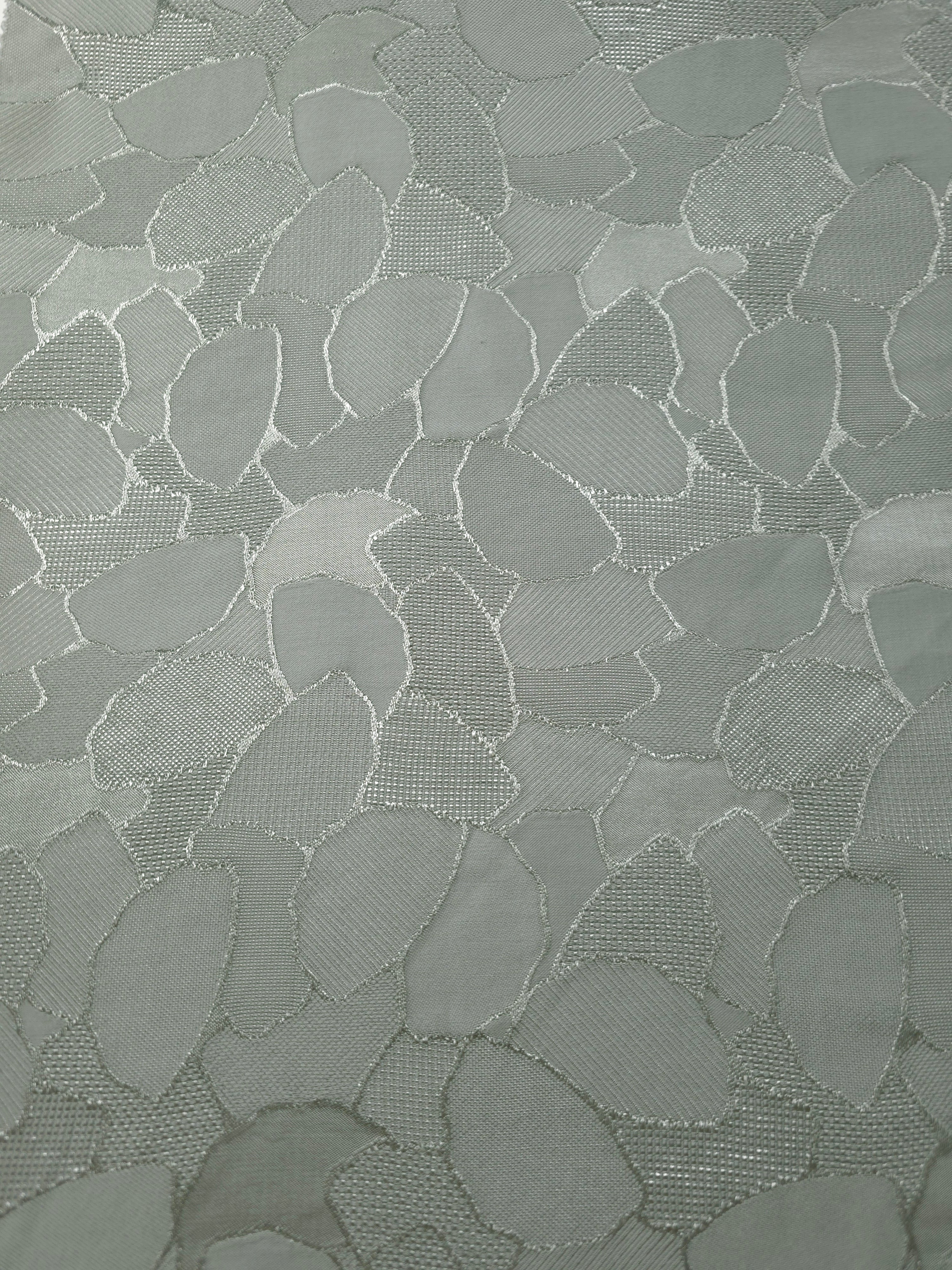 Wide view of mosaic jacquard colourway for dress and skirt panels.
