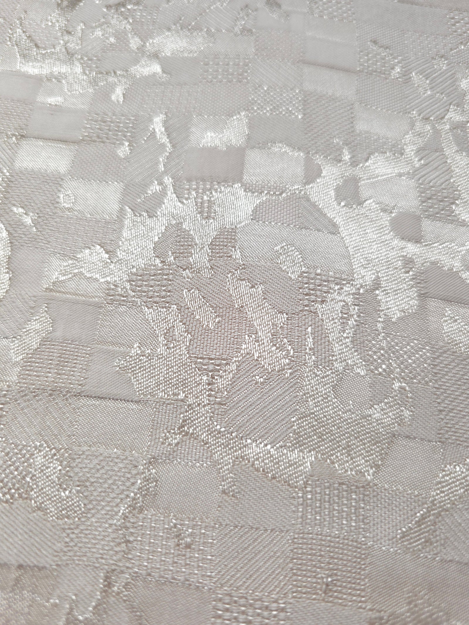 Floss Satin Square-Weave Jacquard Fabric