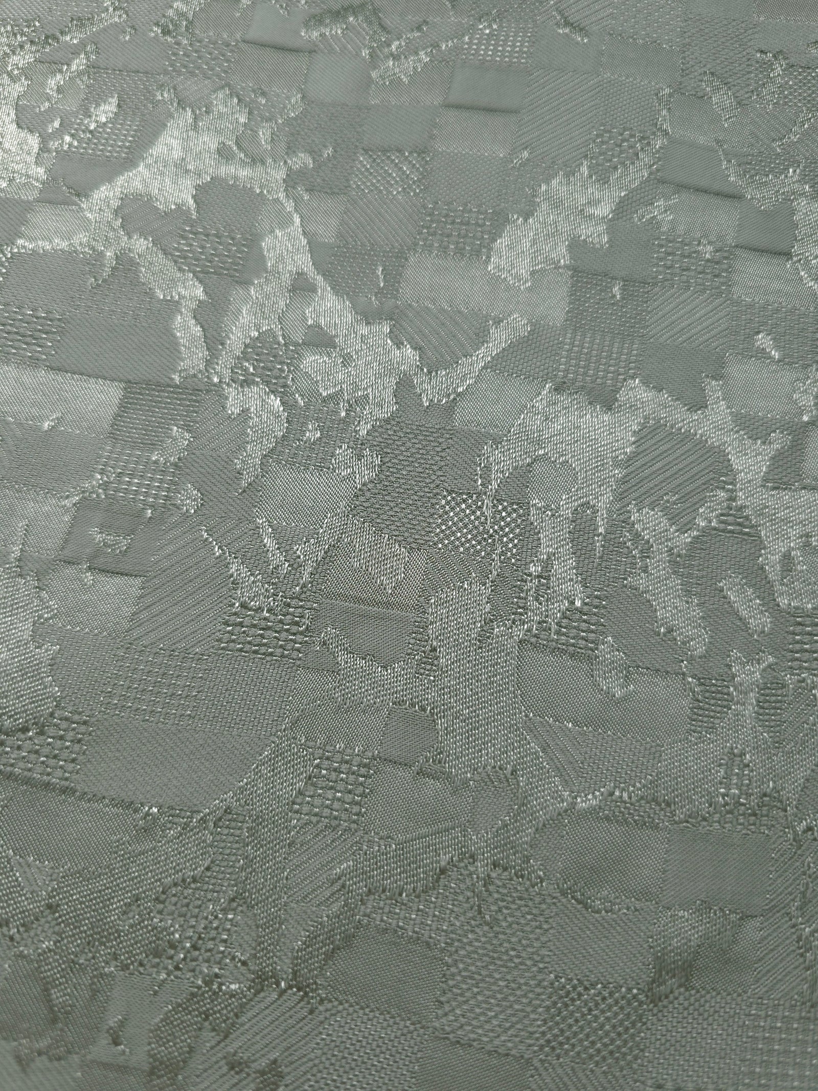 Floss Satin Square-Weave Jacquard Fabric