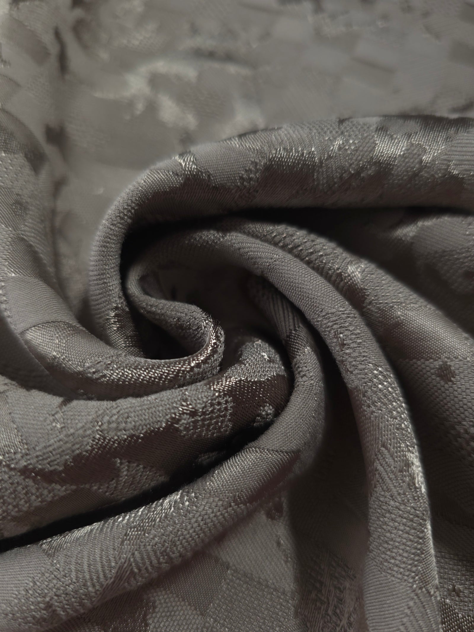 Floss Satin Square-Weave Jacquard Fabric