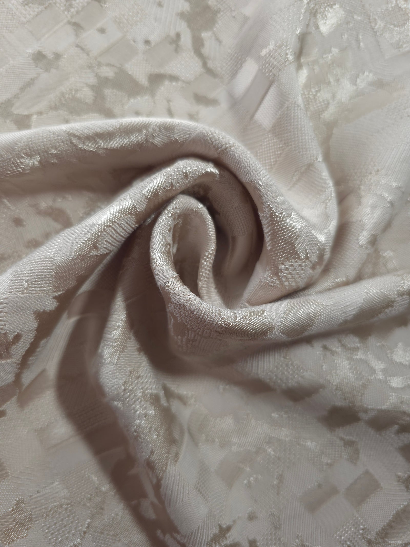 Floss Satin Square-Weave Jacquard Fabric
