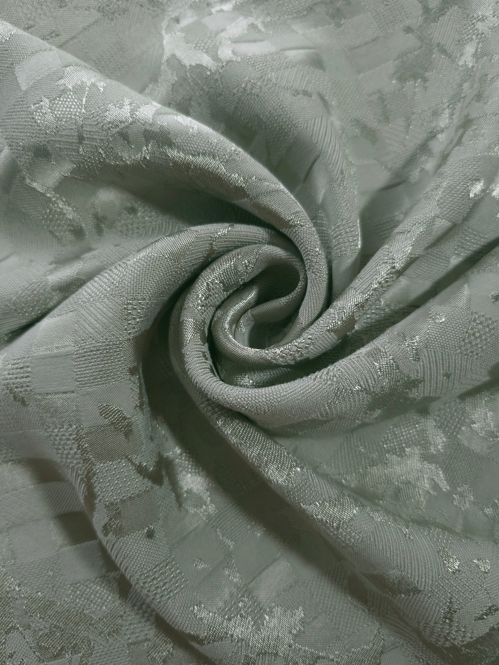 Floss Satin Square-Weave Jacquard Fabric