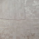 Front and back view of splash brick jacquard for woven pattern checks.