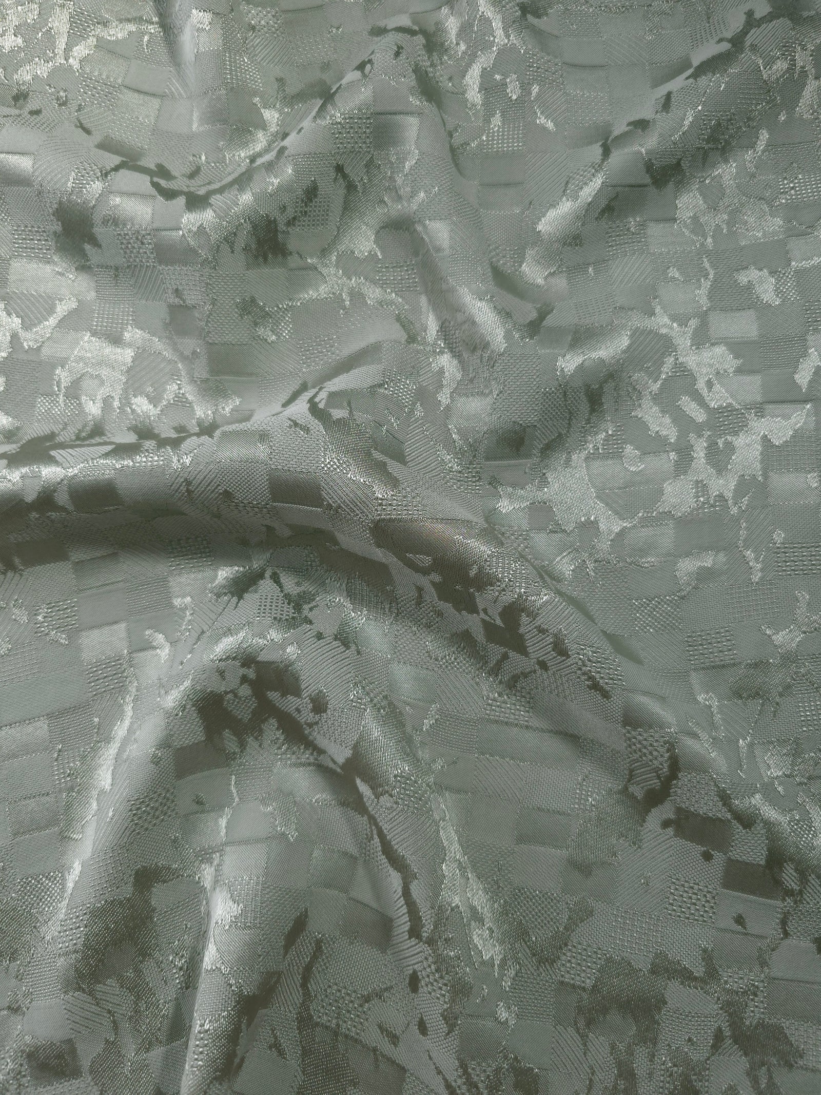 Floss Satin Square-Weave Jacquard Fabric