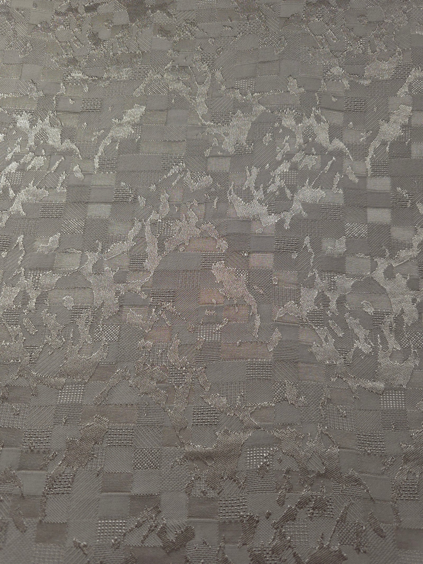 Floss Satin Square-Weave Jacquard Fabric
