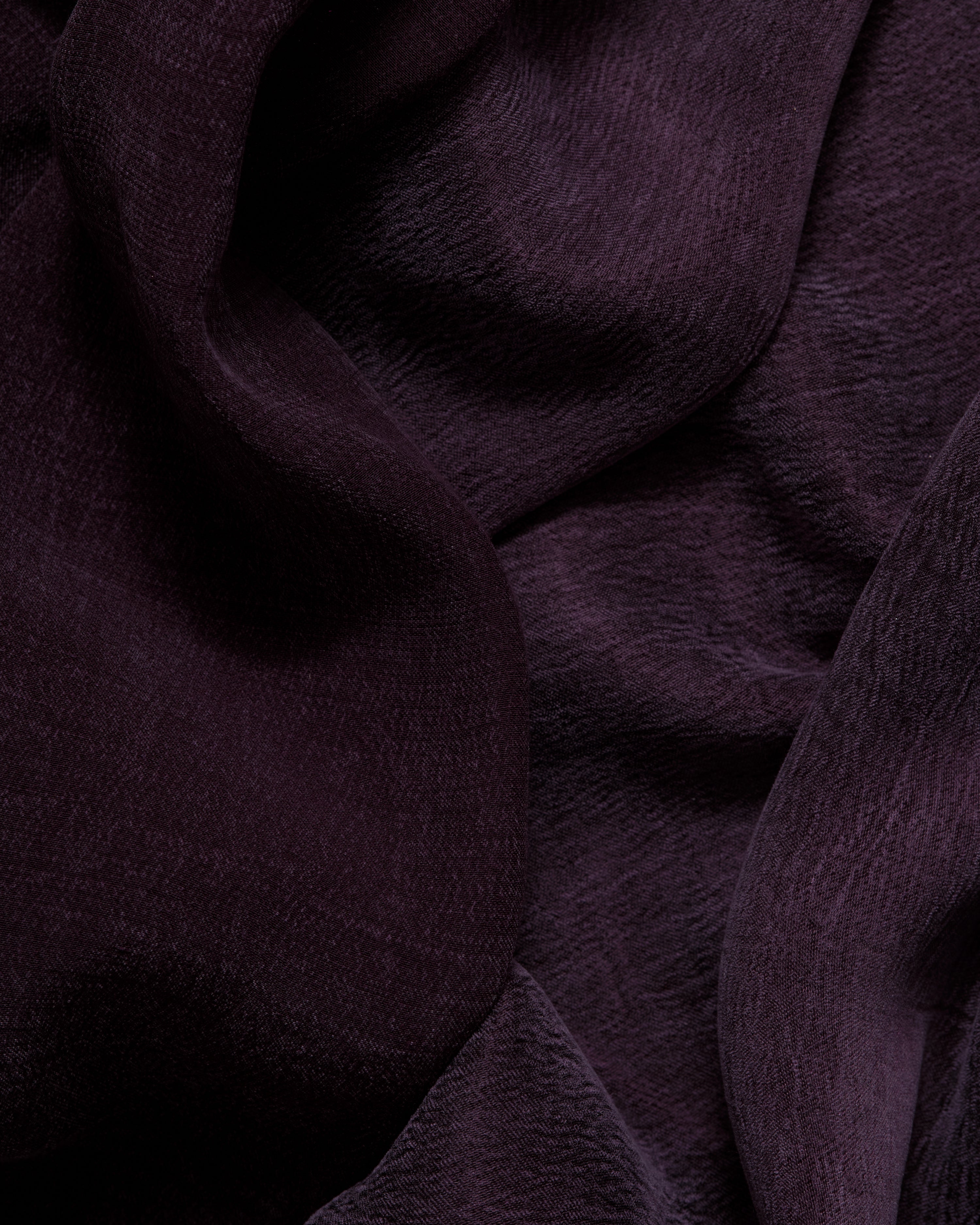 Sandwashed Cupro Viscose Grape Purple - Hiba Fabrics
