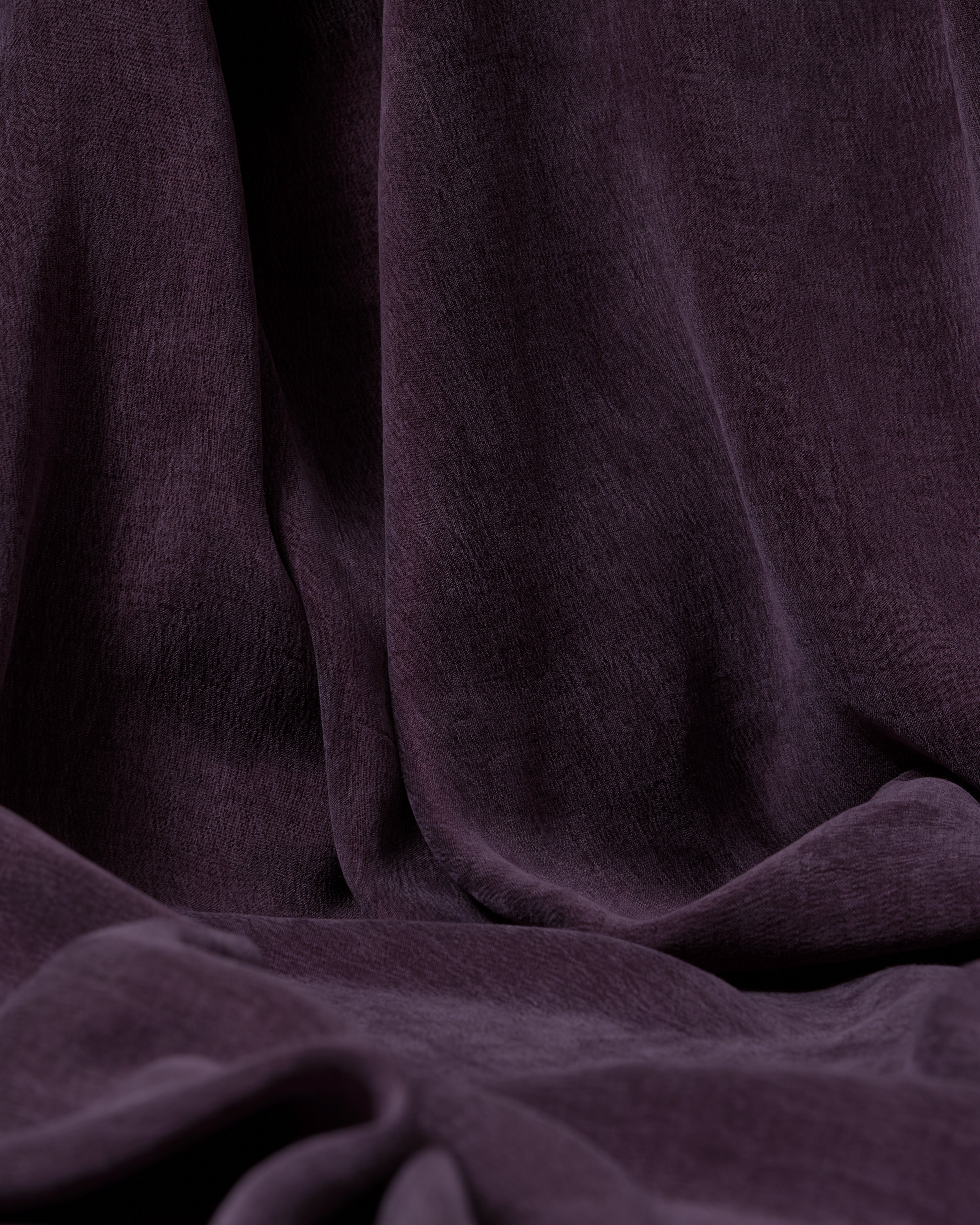 Sandwashed Cupro Viscose Grape Purple - Hiba Fabrics