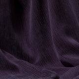 Sandwashed Striped Cupro Grape Purple - Hiba Fabrics