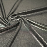 Posh Titanium Foiled Slinky Jacquard Fabric - Hiba Fabrics
