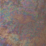 MilanSaten Rainbow Foil fabric in Taupe, shade 06 — folded fabric view