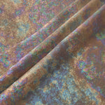 MilanSaten Rainbow Foil fabric in Taupe, shade 06 — macro shimmer close-up