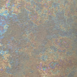 MilanSaten Rainbow Foil fabric in Silver, shade 66 — folded fabric view