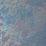 MilanSaten Rainbow Foil fabric in Steel Blue, shade 76 — folded fabric view