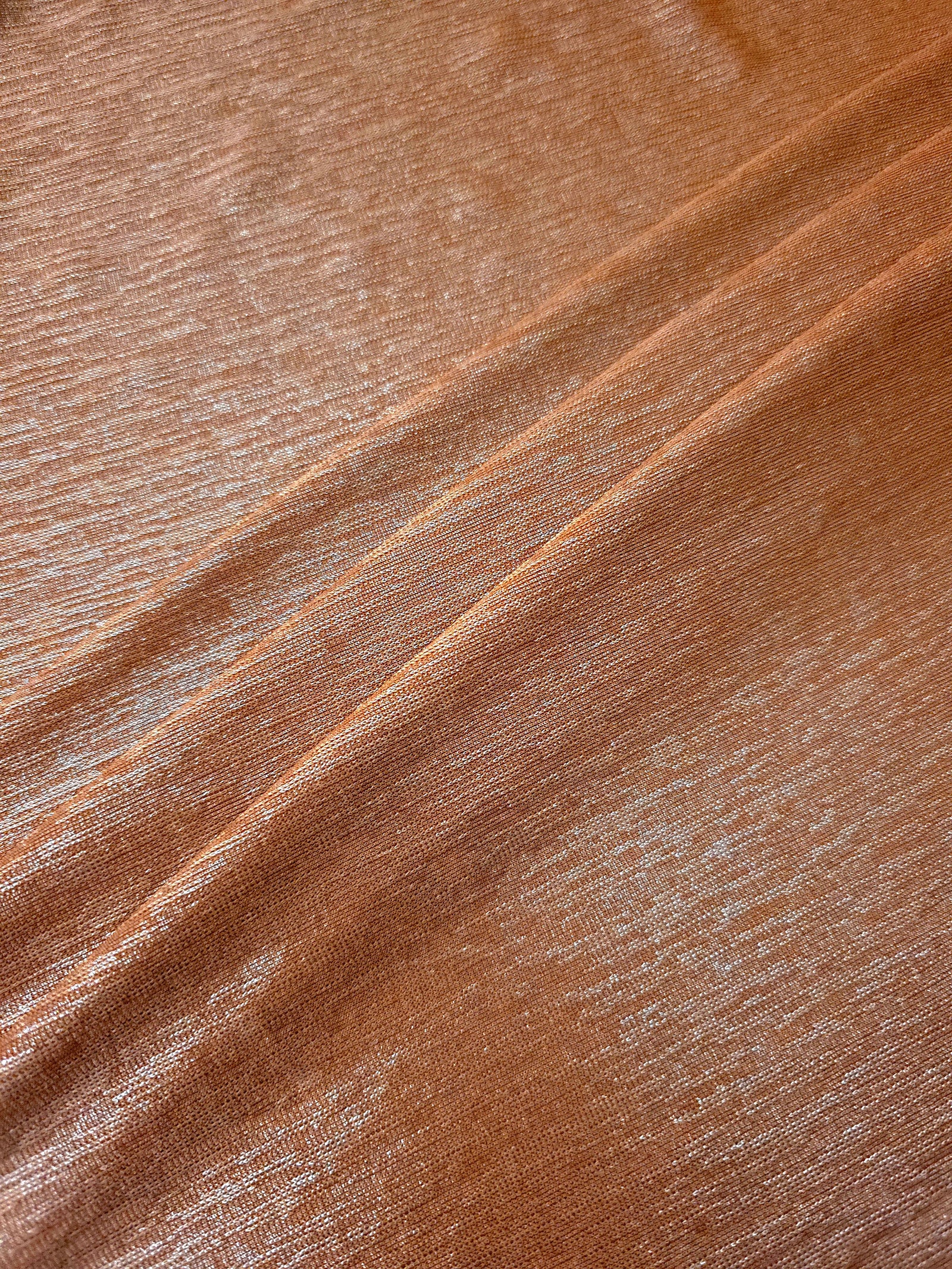 Premium Plisse Metallic Lame Stretch Jersey